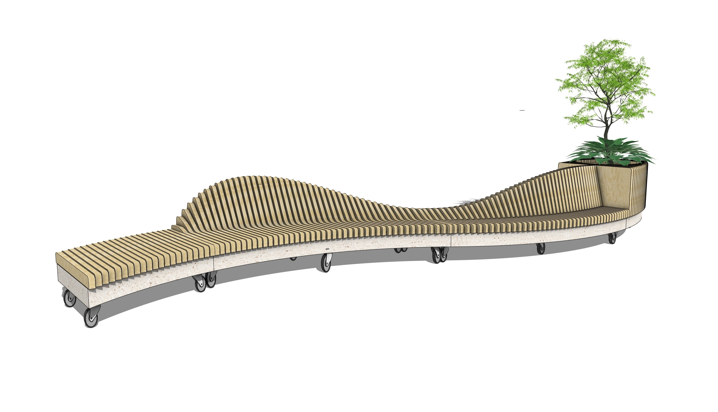 Uminato Bench 写真1