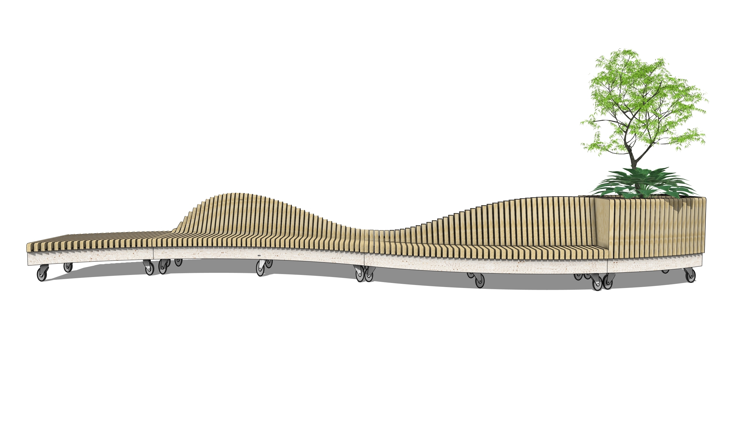 Uminato Bench 写真2